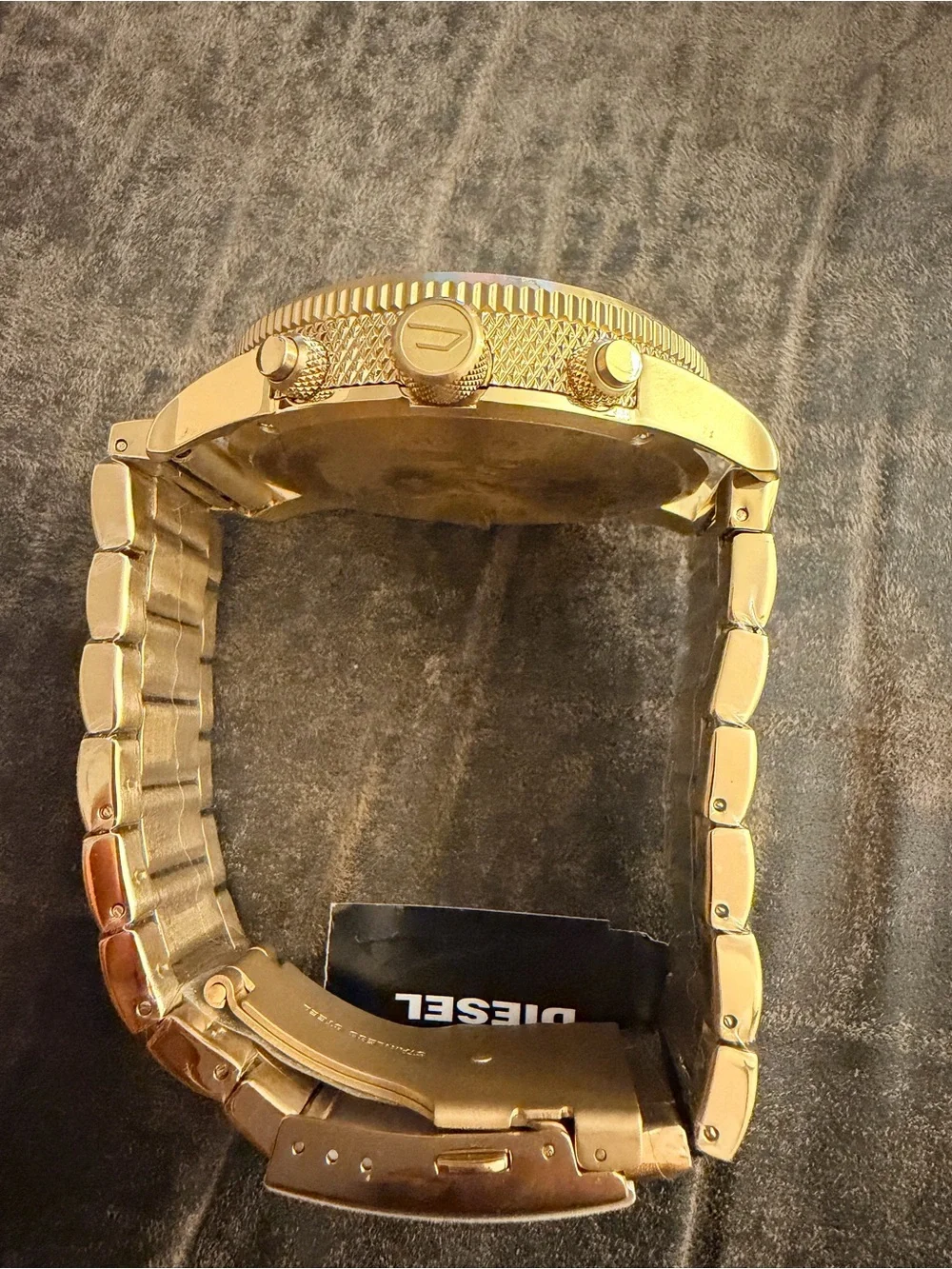 Diesel Men’s All-Gold Chronograph Bracelet Watch